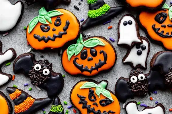 Halloween recipe chocolate cookies