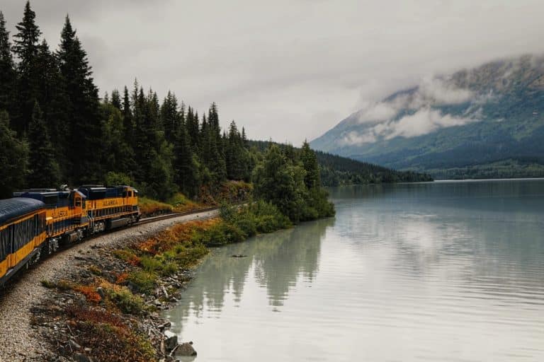 Talkeetna trein langs Turnagain Arm