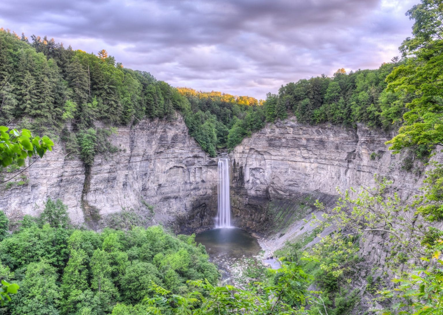 Waterval in Taughannock Falls State Park New York