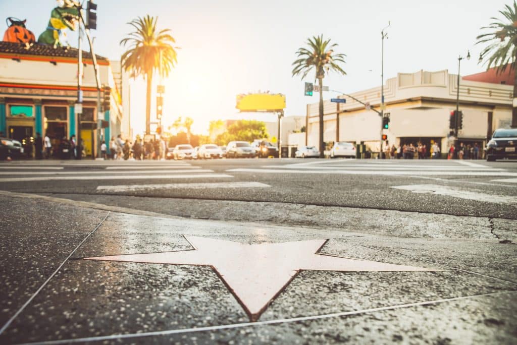 Hollywood Walk of Fame in Los Angeles