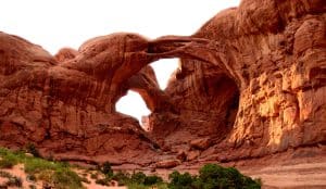 Double Arch in Arches National Park, Utah