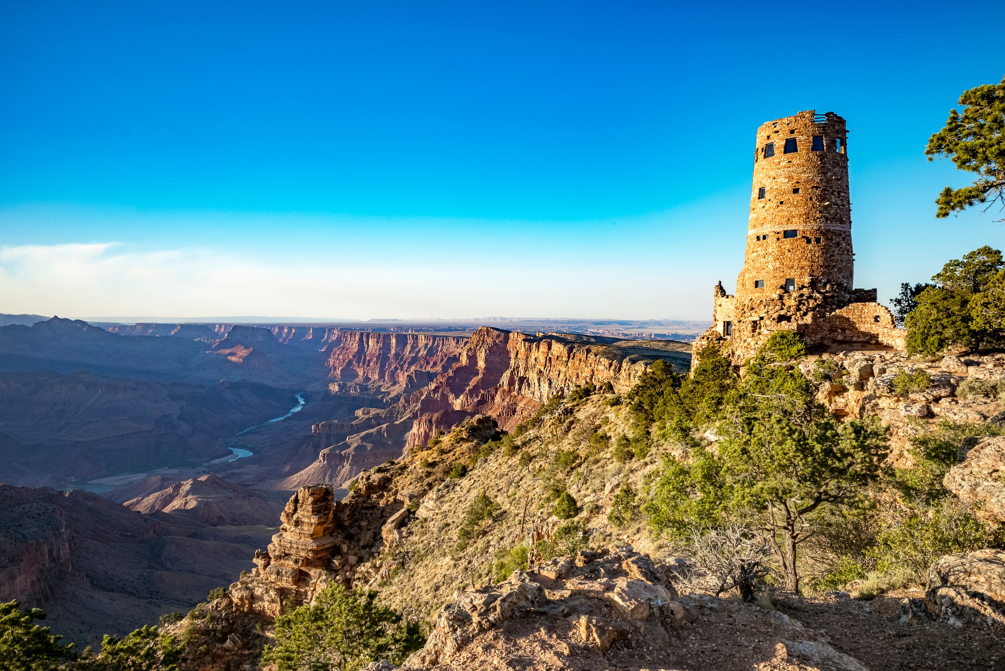 Desert View Watchtower Grand Canyon National Park Arizona