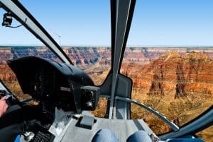 Helikoptervlucht boven Grand Canyon National Park Arizona