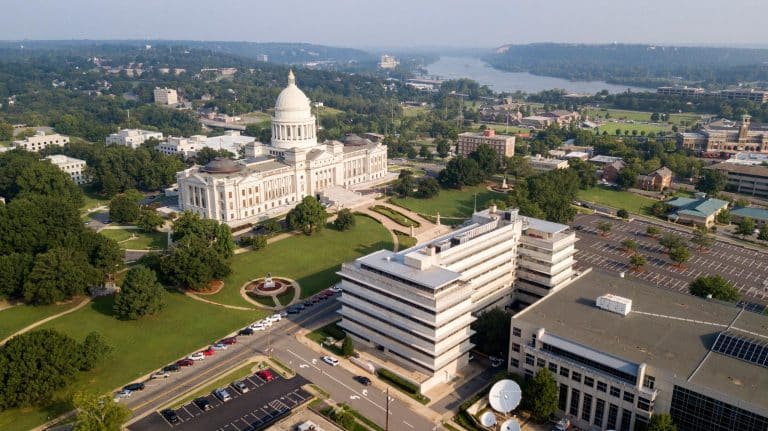 Overheidsgebouw in Little Rock, Arkansas