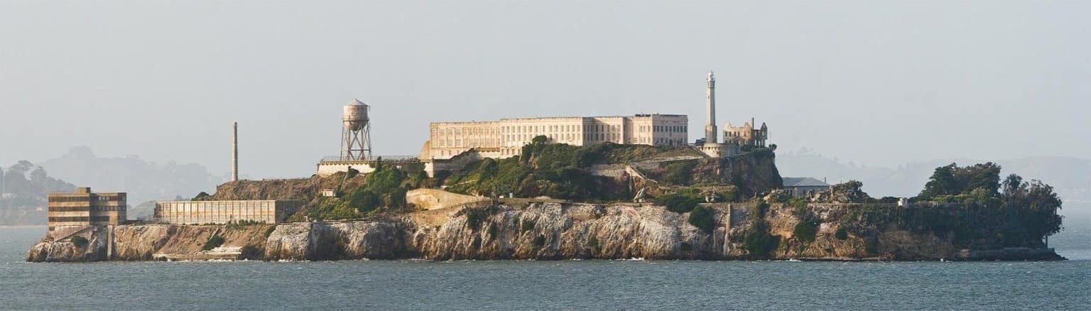 Alcatraz eiland en gevangenis in San Francisco