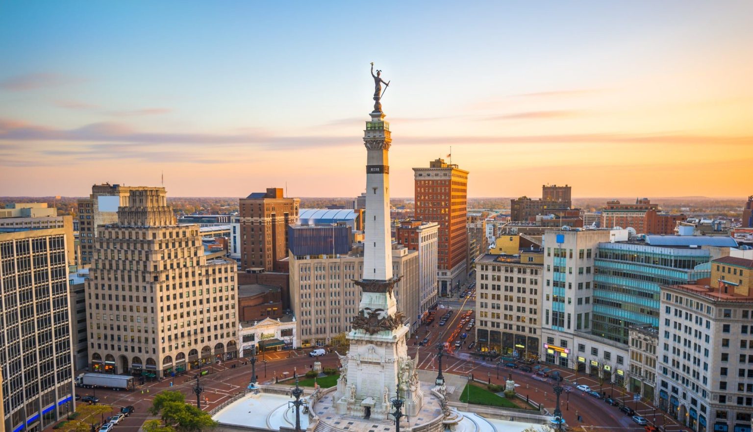 Soldiers and Sailors Monument in Indianapolis, Indiana