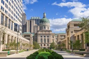 Indiana State Capitol in Indianapolis, Indiana