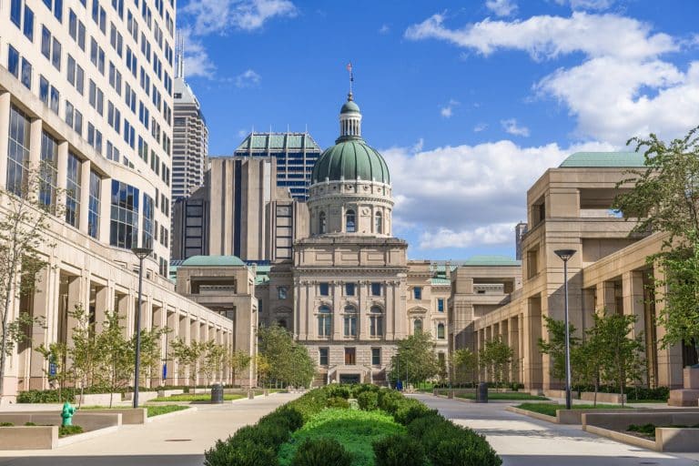 Indiana State Capitol in Indianapolis, Indiana