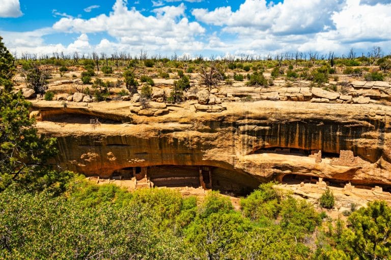 Klipwoningen in Mesa Verde National Park, Colorado