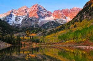 San Juan Mountains in Colorado in de herfst