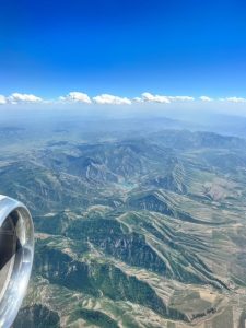 Snowbird met uitzicht op Salt Lake City