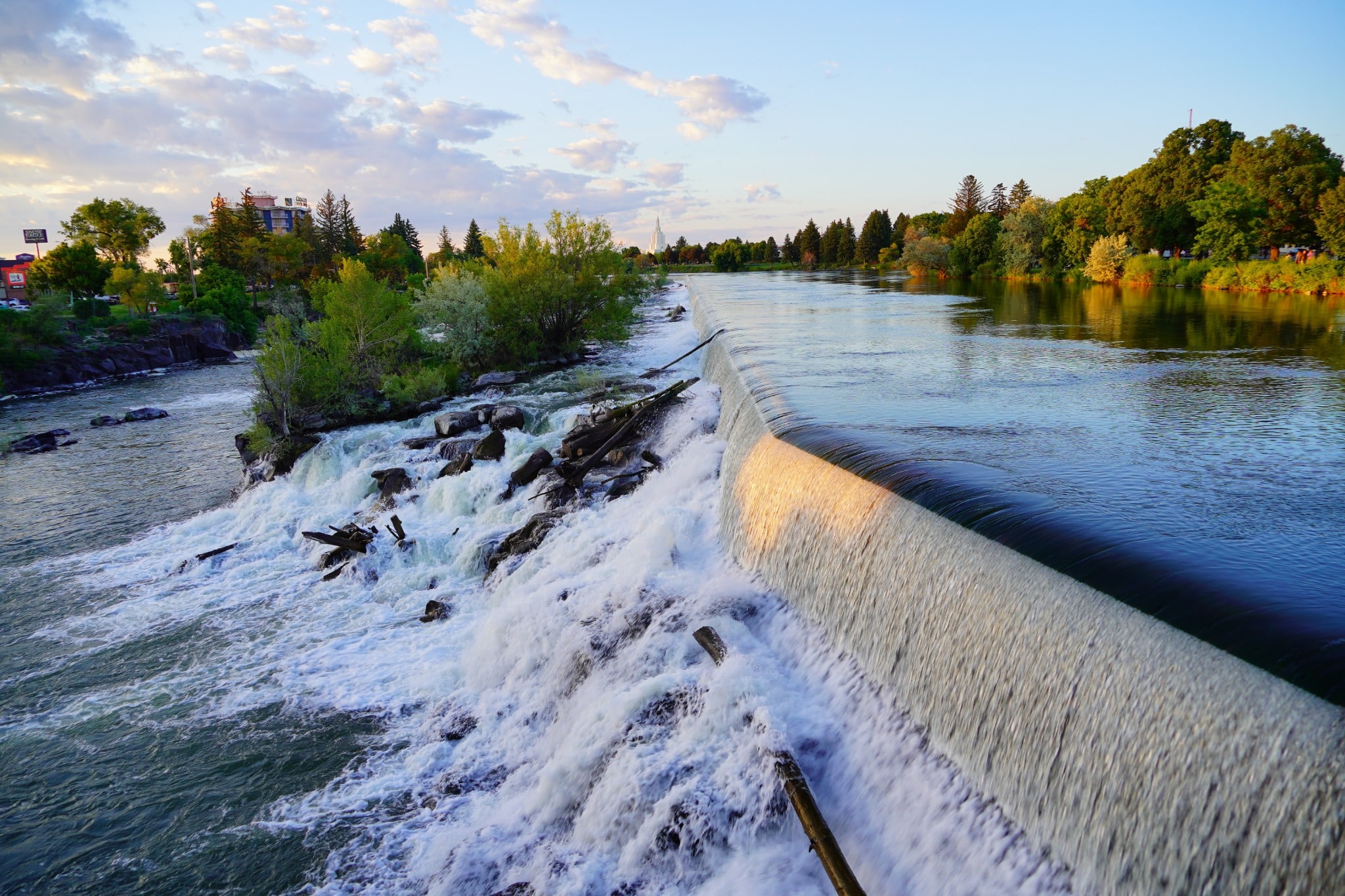 Waterval in Idaho Falls, Idaho