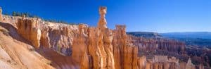 Balancerende hoodoo in Bryce Canyon in Utah
