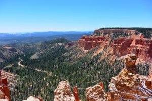 Bryce Canyon rotsformaties en valleien in Utah