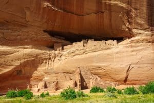 Oude klifwoningen in Canyon de Chelly, Arizona