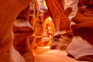Interieur van Antelope Canyon bij Page Arizona
