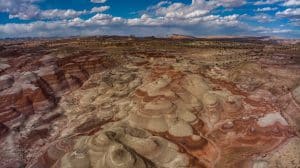 Kleurrijke heuvels in Capitol Reef, Utah