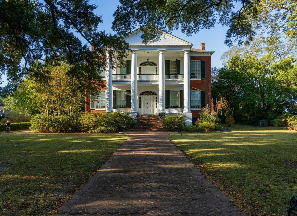 Historisch plantagehuis in Natchez, Mississippi