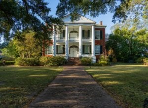 Historisch plantagehuis in Natchez, Mississippi