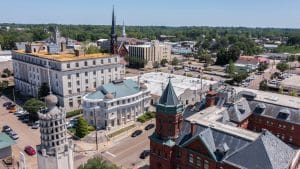Stadscentrum van Vicksburg, Mississippi