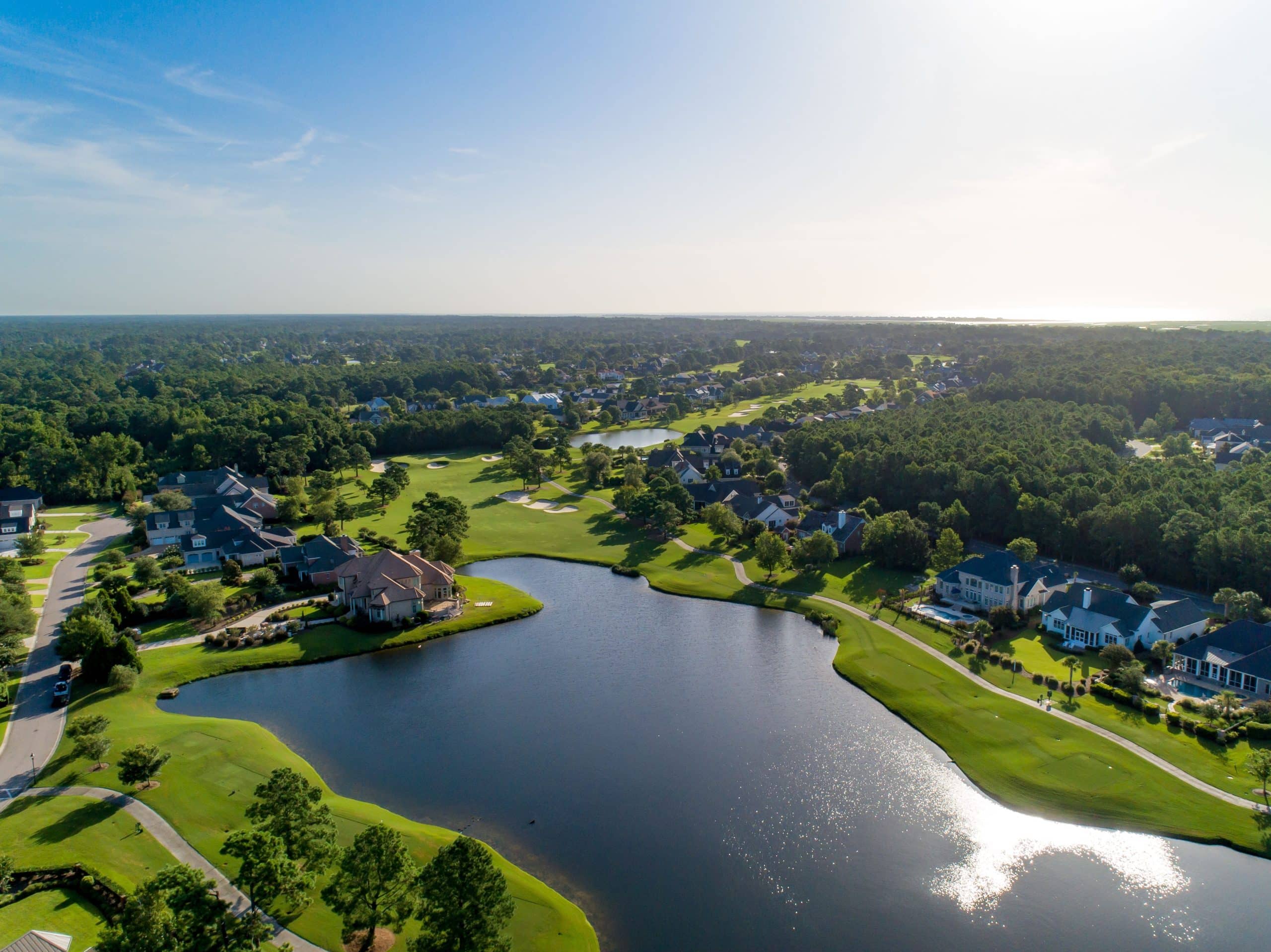 Golfresort bij water in Wilmington, North Carolina