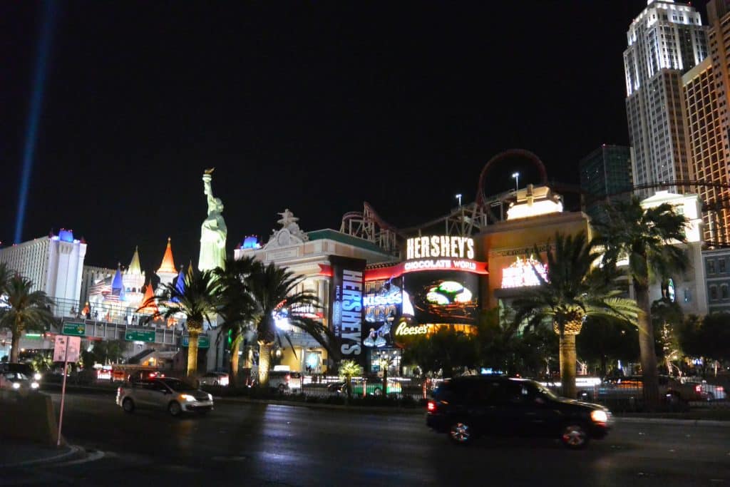 Las Vegas met New York New York en Hershey’s