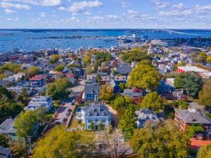 Historisch stadscentrum van Newport, Rhode Island