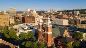 Sacred Heart kathedraal in Spokane Washington