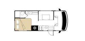 Road Bear C23-25 floorplan dagindeling