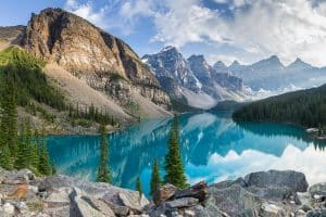 Moraine Lake in Glacier National Park, Montana