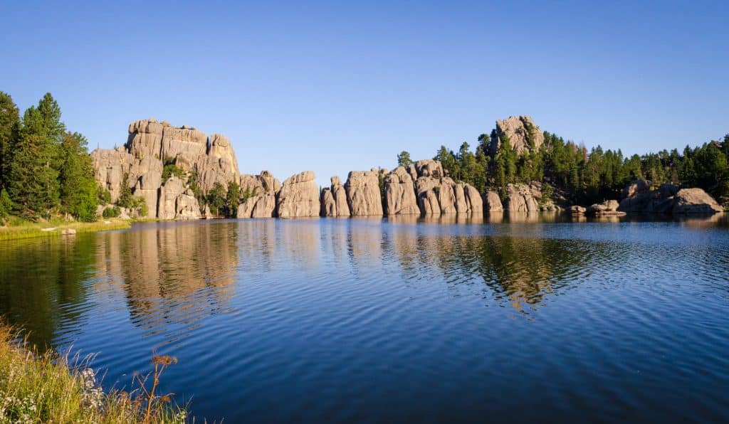 Sylvan Lake in Custer State Park South Dakota