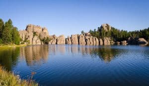 Sylvan Lake in Custer State Park South Dakota