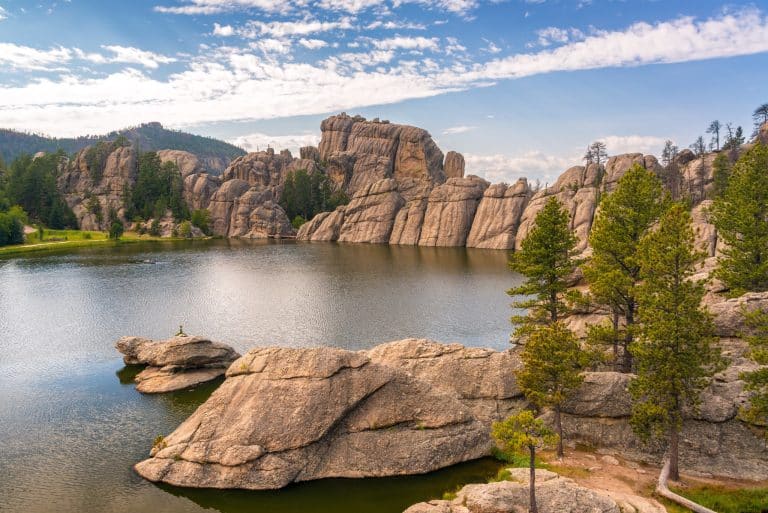 Sylvan Lake in Custer State Park South Dakota