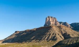 Rotsformatie El Capitan in Guadalupe Mountains National Park, Texas