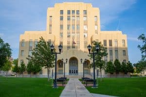 Art deco courthouse in Amarillo, Texas