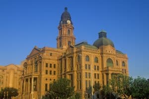 Historisch gerechtsgebouw in Fort Worth Texas