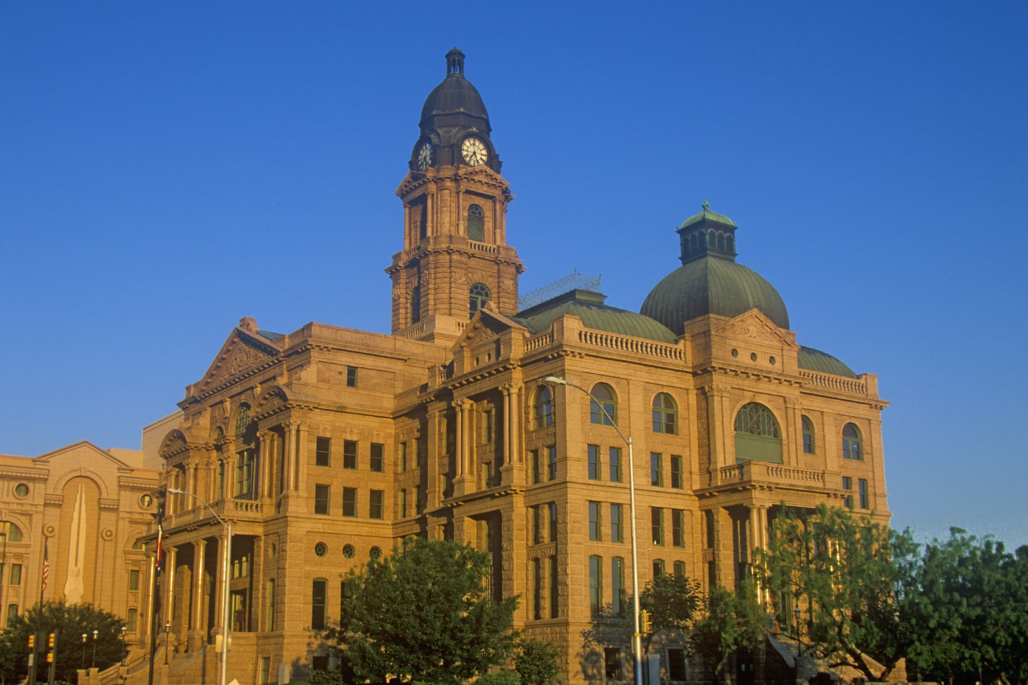 Historisch gerechtsgebouw in Fort Worth Texas