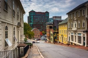 Historisch stadscentrum van Providence Rhode Island