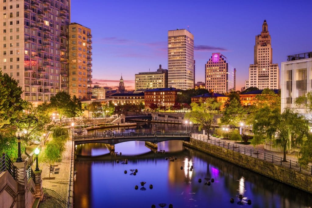Waterplace Park in Providence Rhode Island