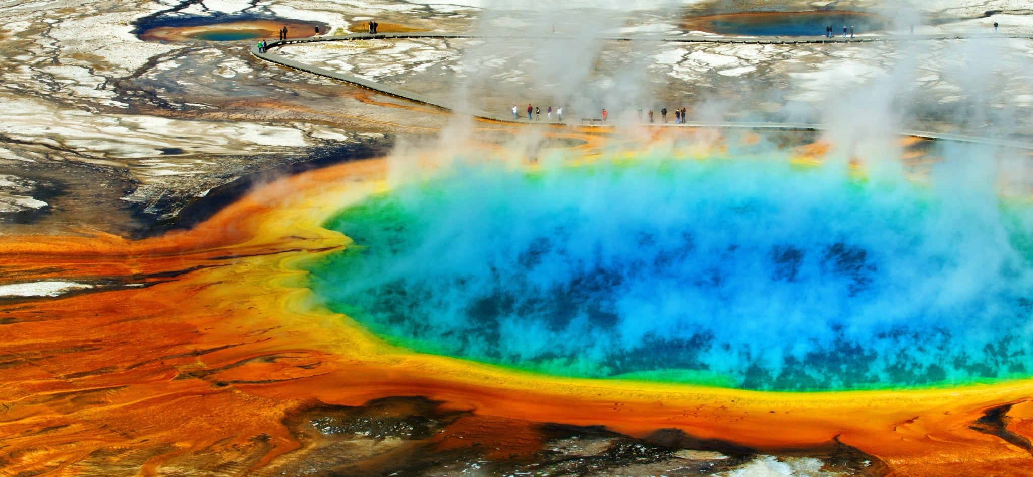 Grand Prismatic Spring in Yellowstone National Park
