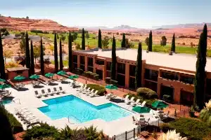 Zwembad van Marriott Courtyard in Page, Arizona