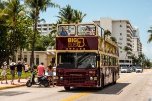 Dubbeldekker Big Bus Tour in Miami, Florida