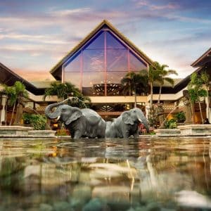 Olifantenfontein bij resort lobby in Universal Orlando Resort Florida