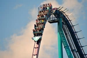 Achtbaan in Walt Disney World Orlando, Florida