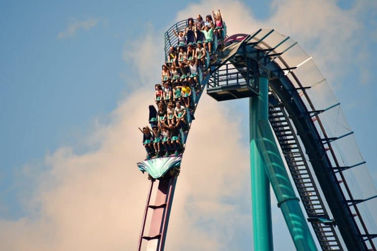Achtbaan in Walt Disney World Orlando, Florida