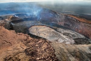 Kilauea vulkaan op Big Island, Hawaii