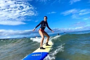 Group Surf Lesson Kalama Beach Kihei