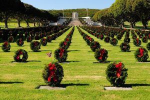 Pearl Harbor National Cemetery tijdens de Pearl Harbor Memorial City Tour
