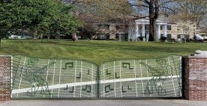 Graceland poort in Memphis, Tennessee