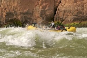Raften in Westwater Canyon bij Moab, Utah